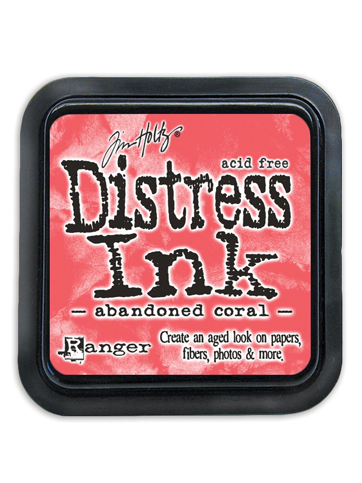 Tim Holtz Distress Oxides abandoned coral pad