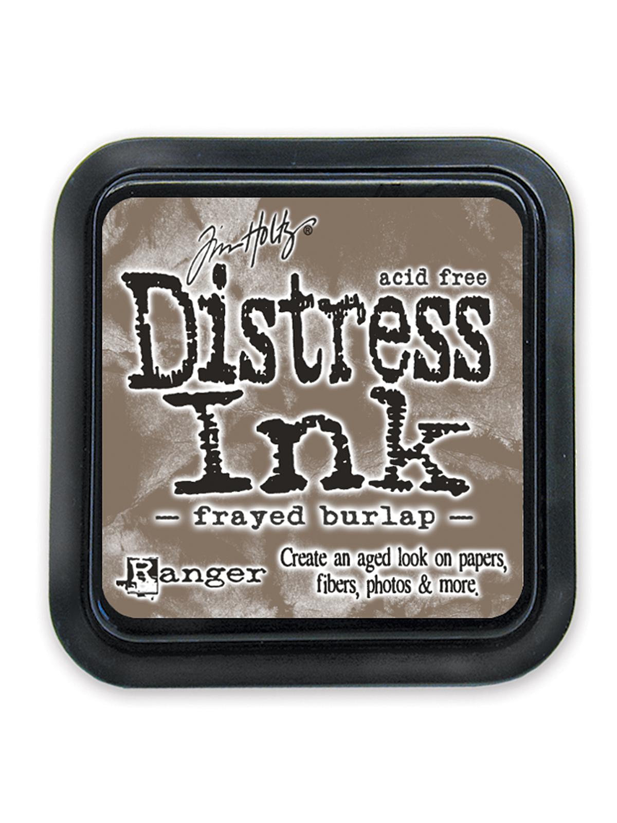 Tim Holtz Distress Oxides frayed burlap pad