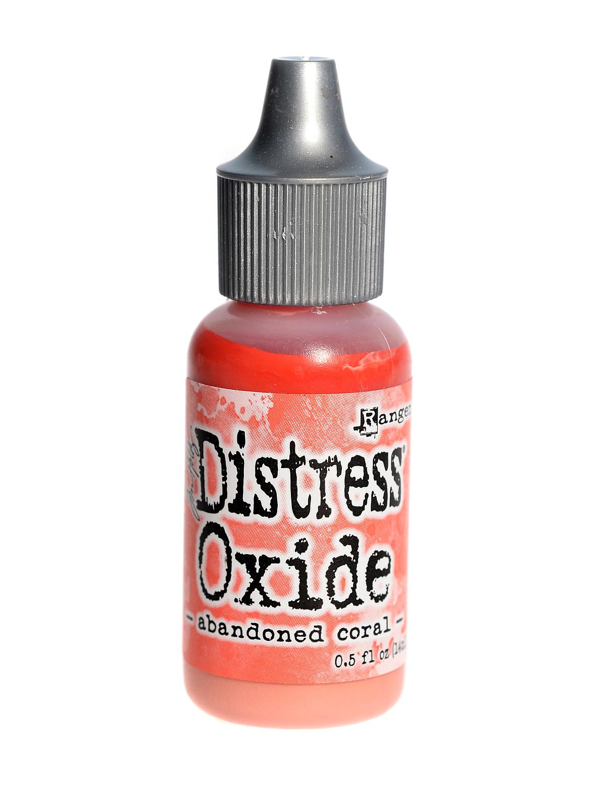 Tim Holtz Distress Oxides abandoned coral 0.5 oz. reinker bottle