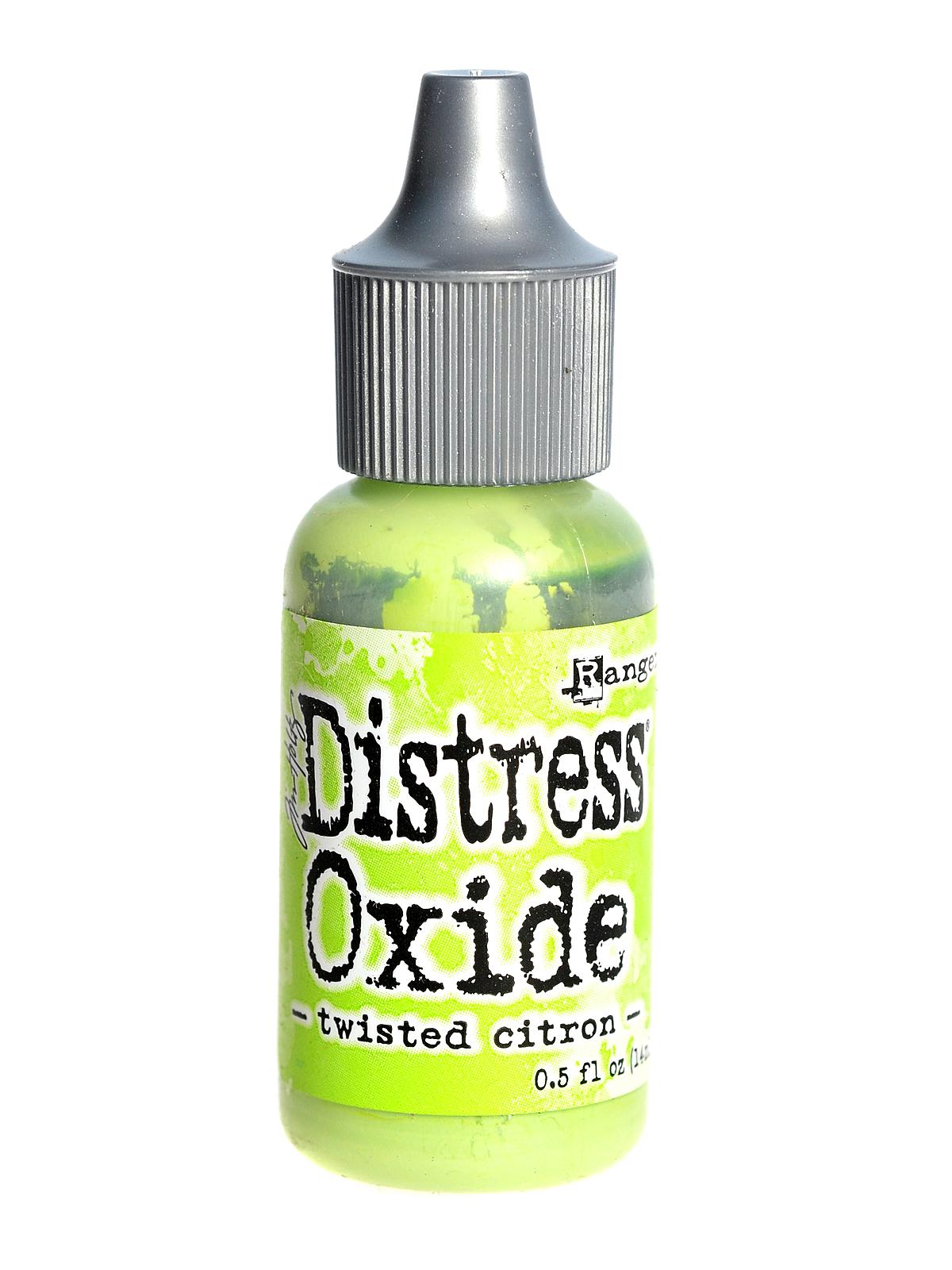 Tim Holtz Distress Oxides twisted citron 0.5 oz. reinker bottle