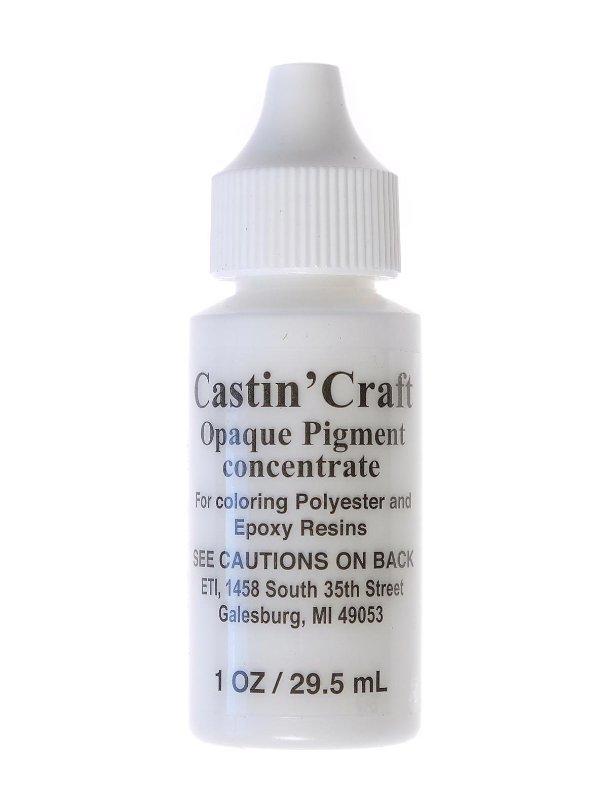 Opaque Pigments white bottle 1 oz.