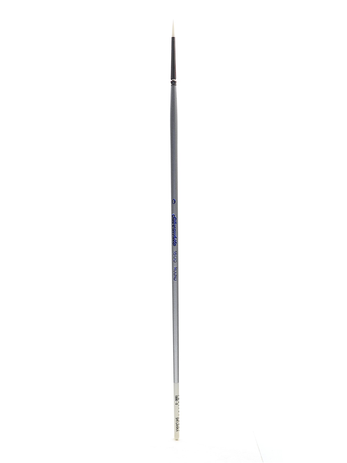 Silverwhite Series Synthetic Brushes Long Handle 0 round