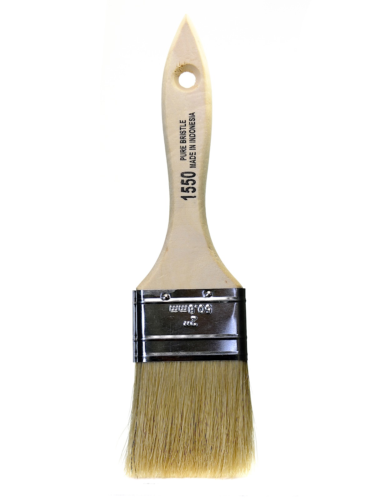 White Chinese Bristle Brushes 2 in.