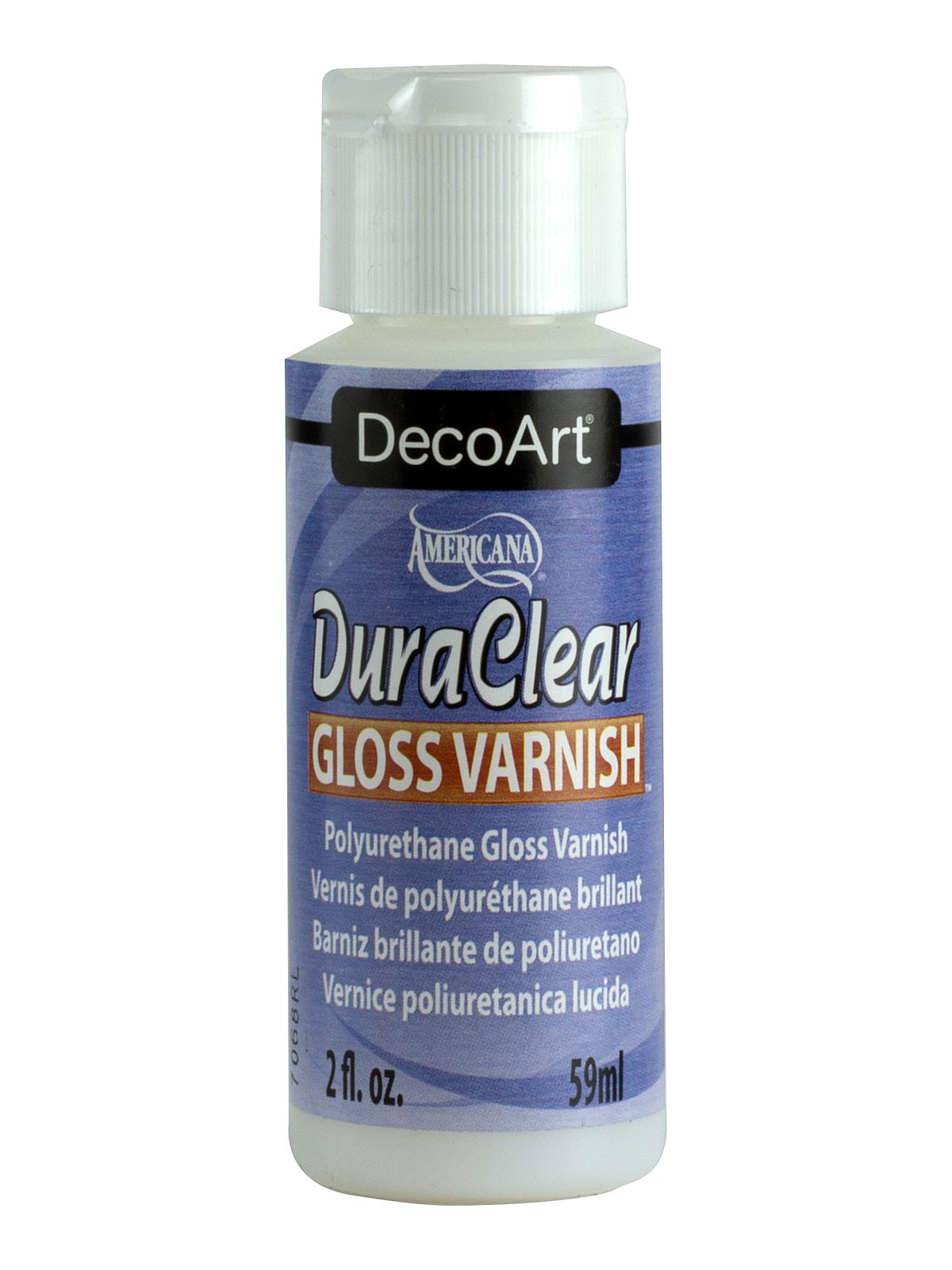 DuraClear Poly Varnishes glossy 2 oz.