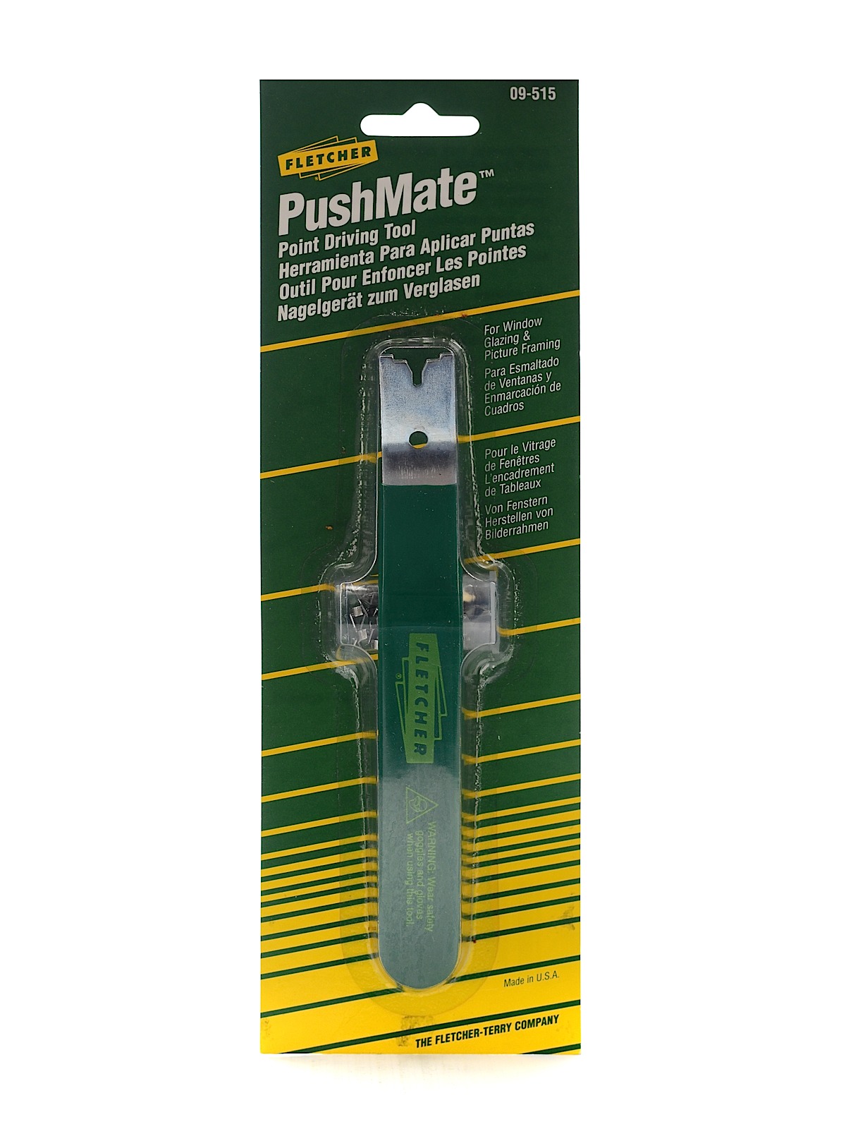 Push Mate and  Glazier's Points point driver tool