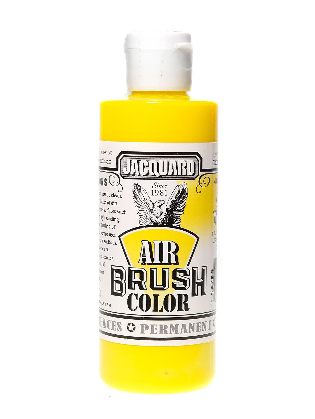 Airbrush Color opaque yellow 4 oz.