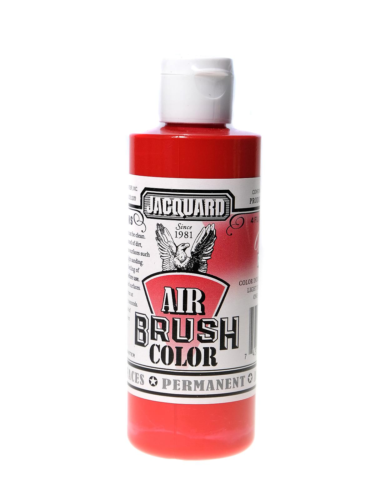 Airbrush Color Opaque Red 4 Oz.