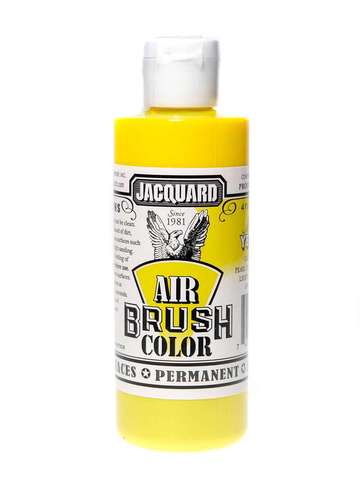 Airbrush Color metallic yellow 4 oz.