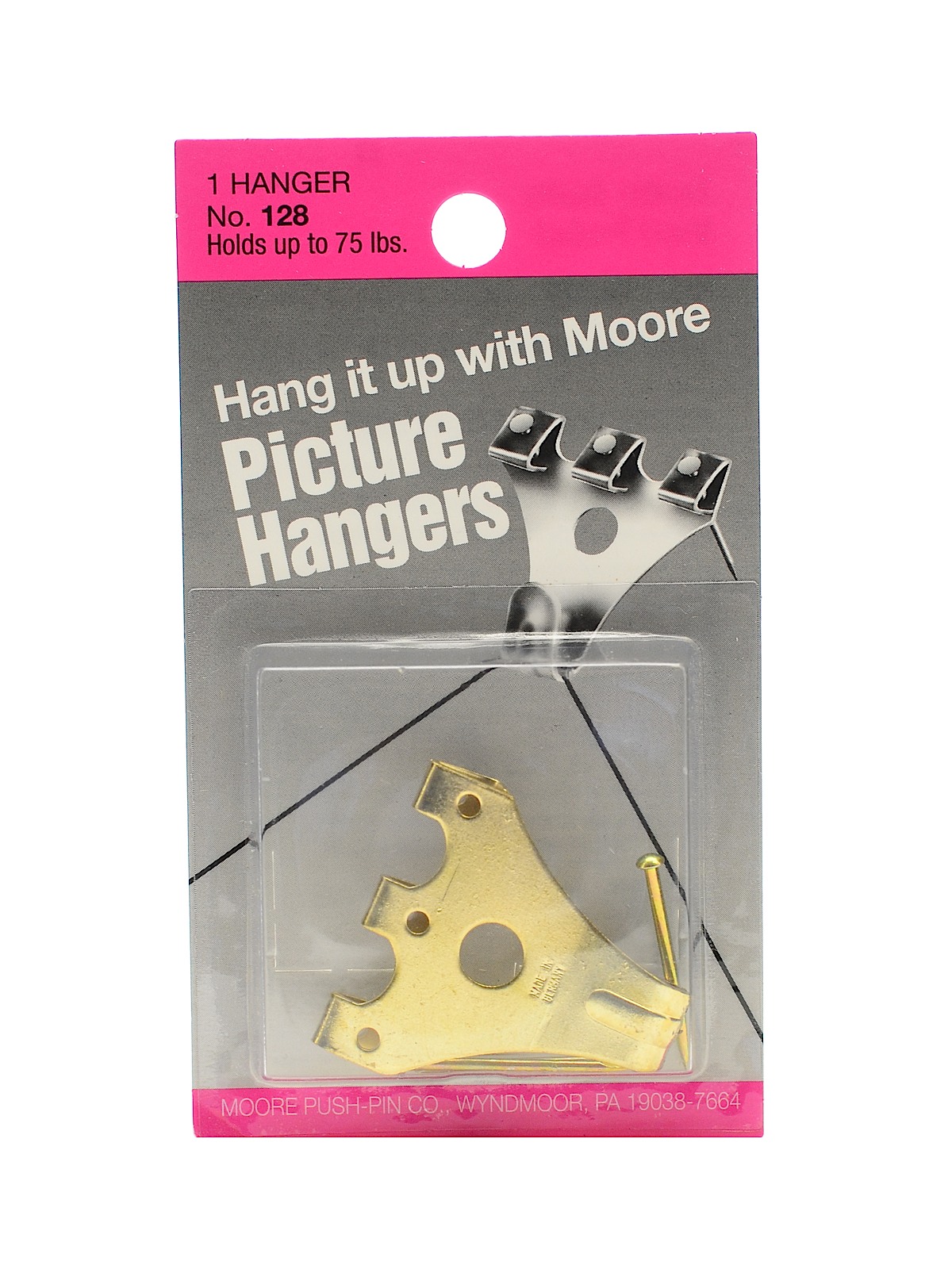 Picture Hangers Up To 75 Lbs. Pack Of 1