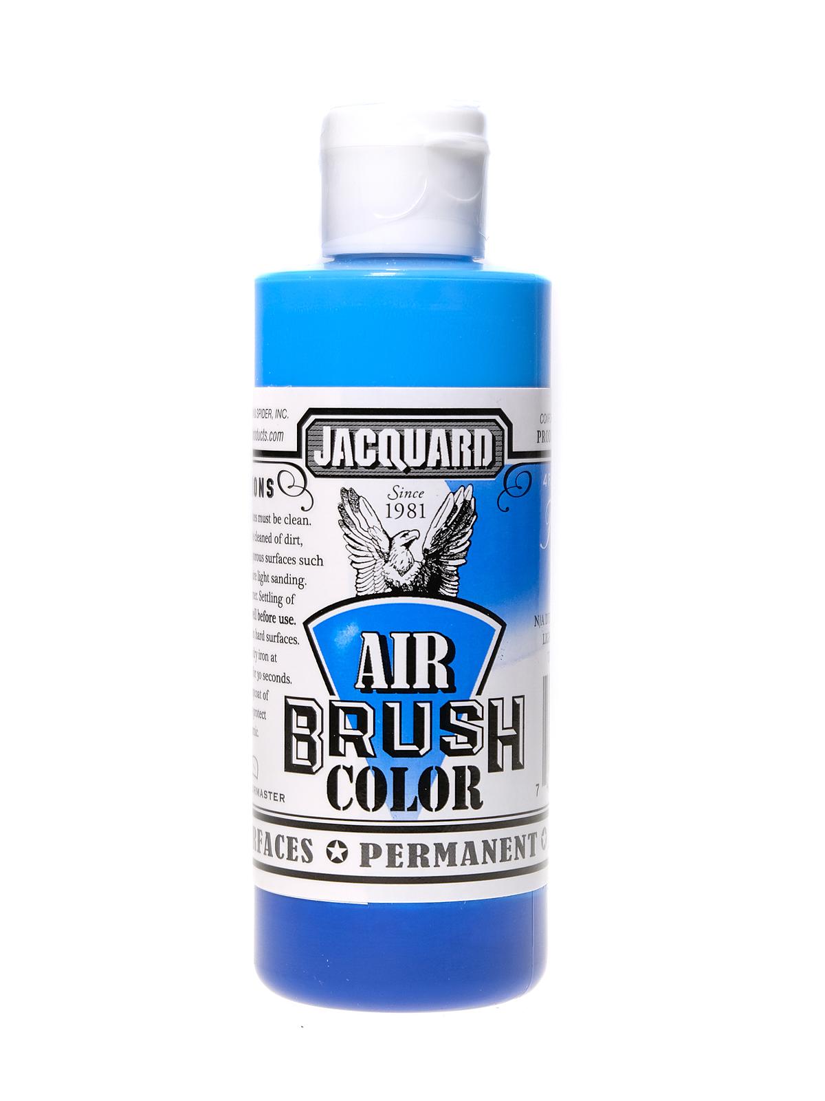 Airbrush Color fluorescent blue 4 oz.