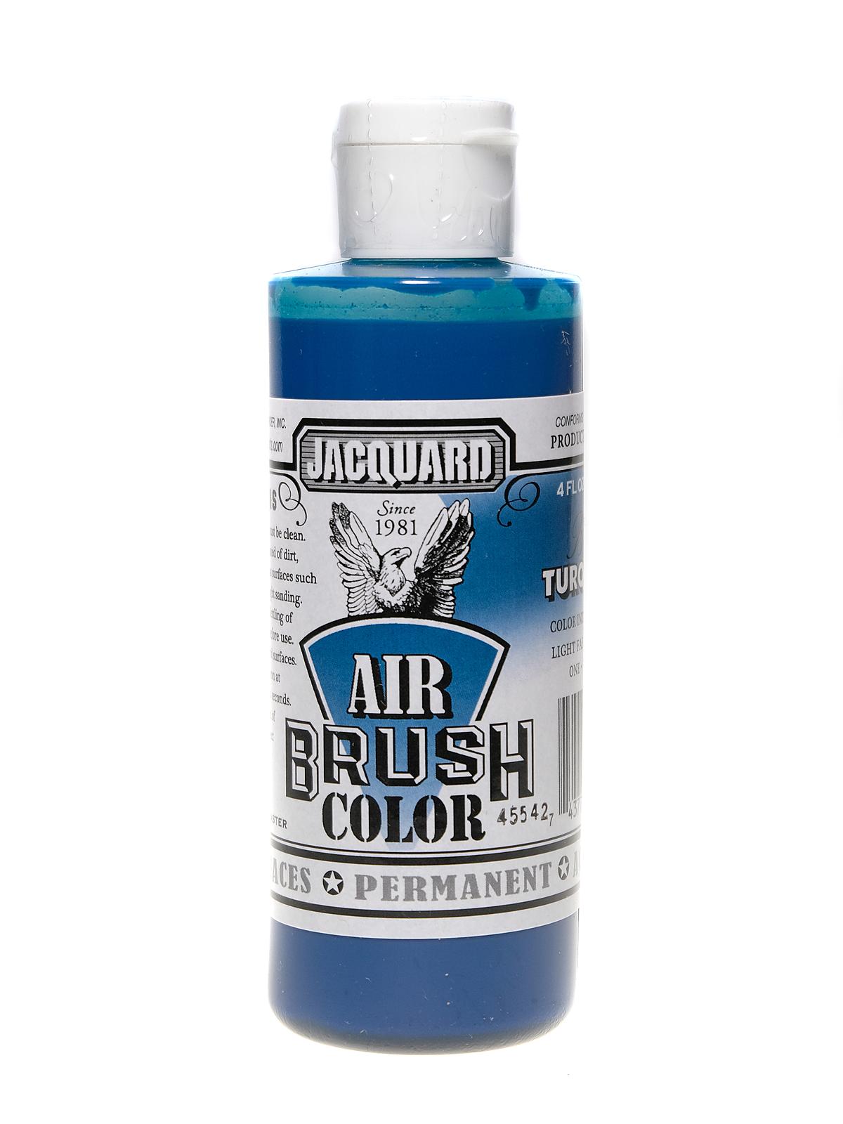 Airbrush Color bright turquoise 4 oz.