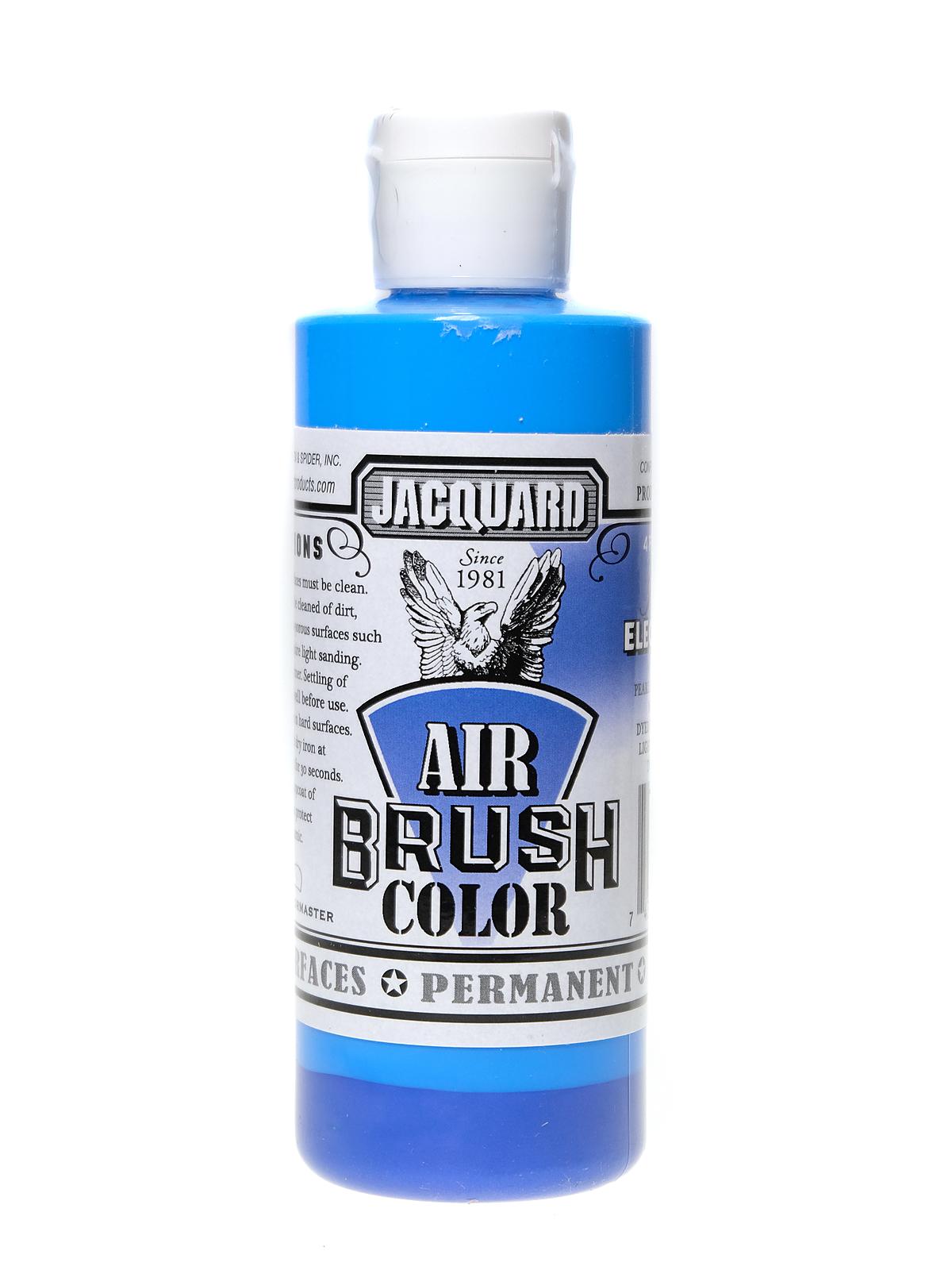 Airbrush Color iridescent electric blue 4 oz.