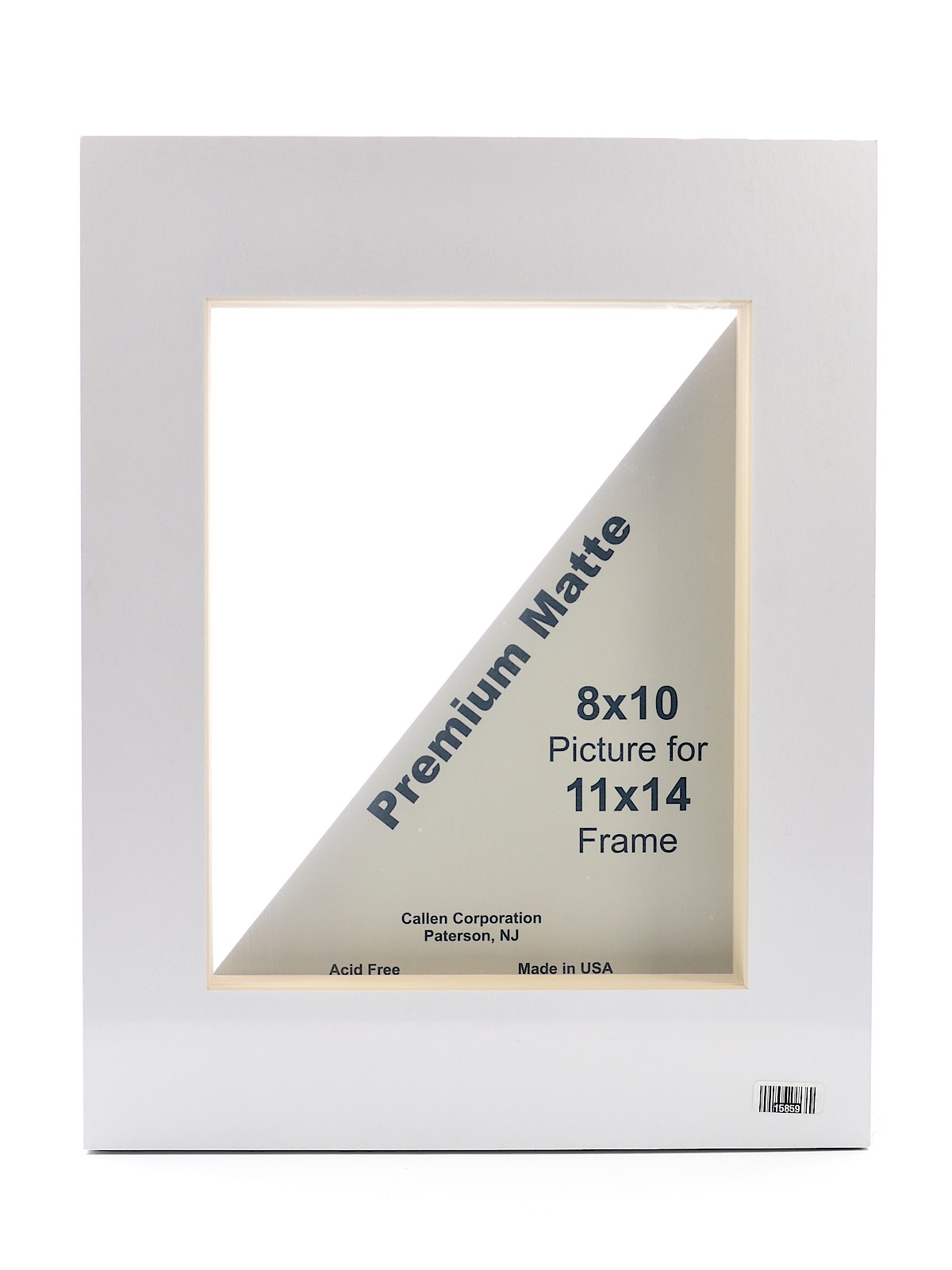 Pre-Cut Mats white 8 in. x 10 in. pack of 25