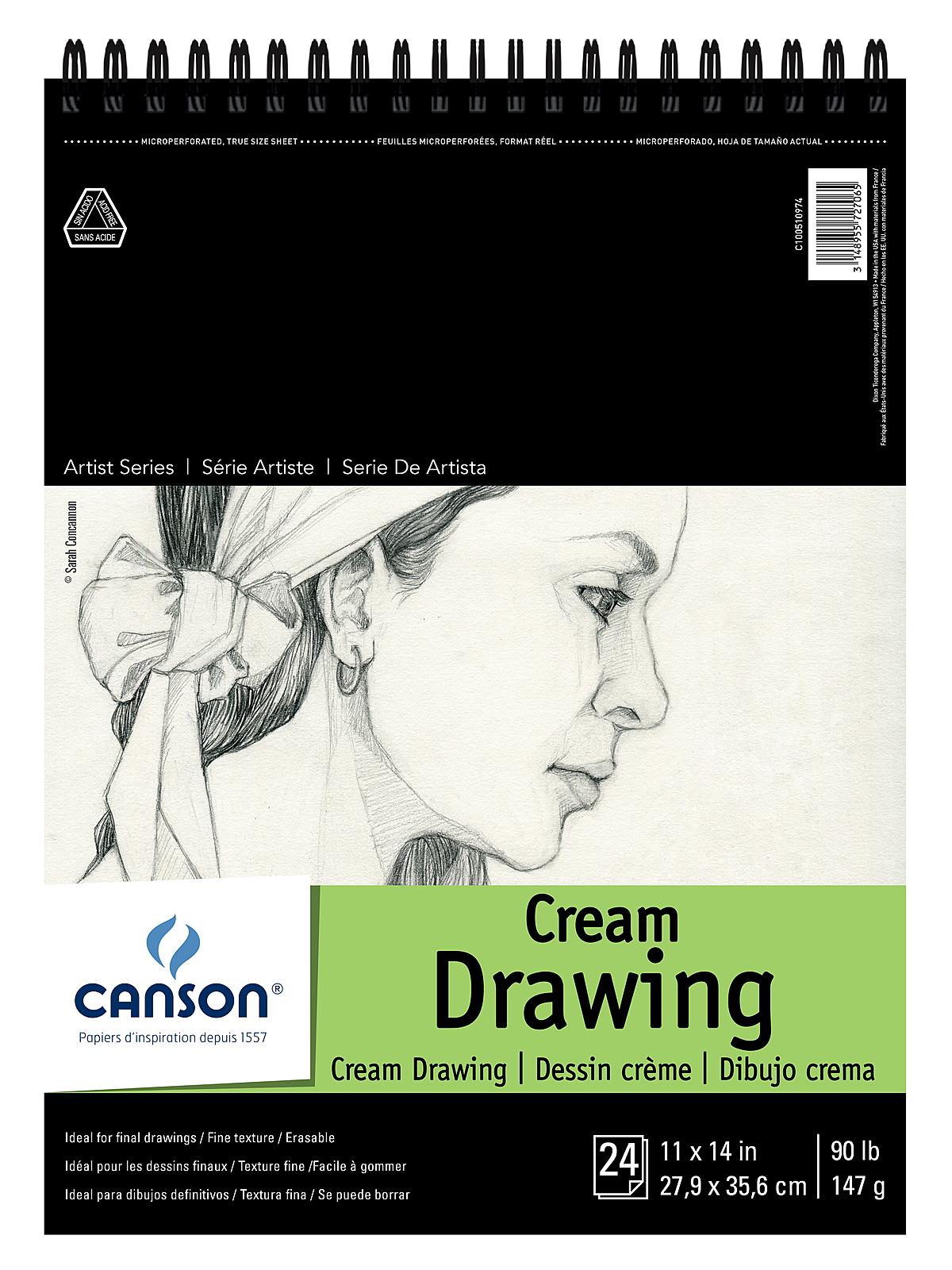 Classic Cream Drawing Pad 11 in. x 14 in.