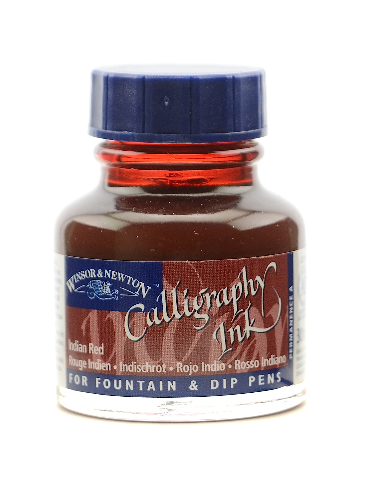 Calligraphy Ink Indian red 1 oz.