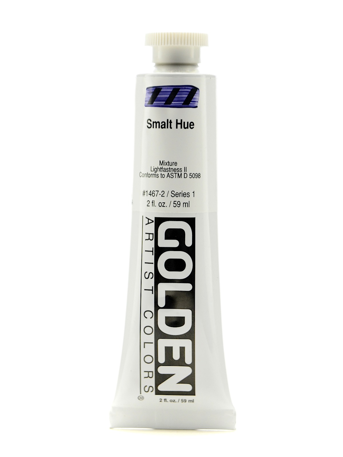 Heavy Body Acrylics historical smalt hue 2 oz.