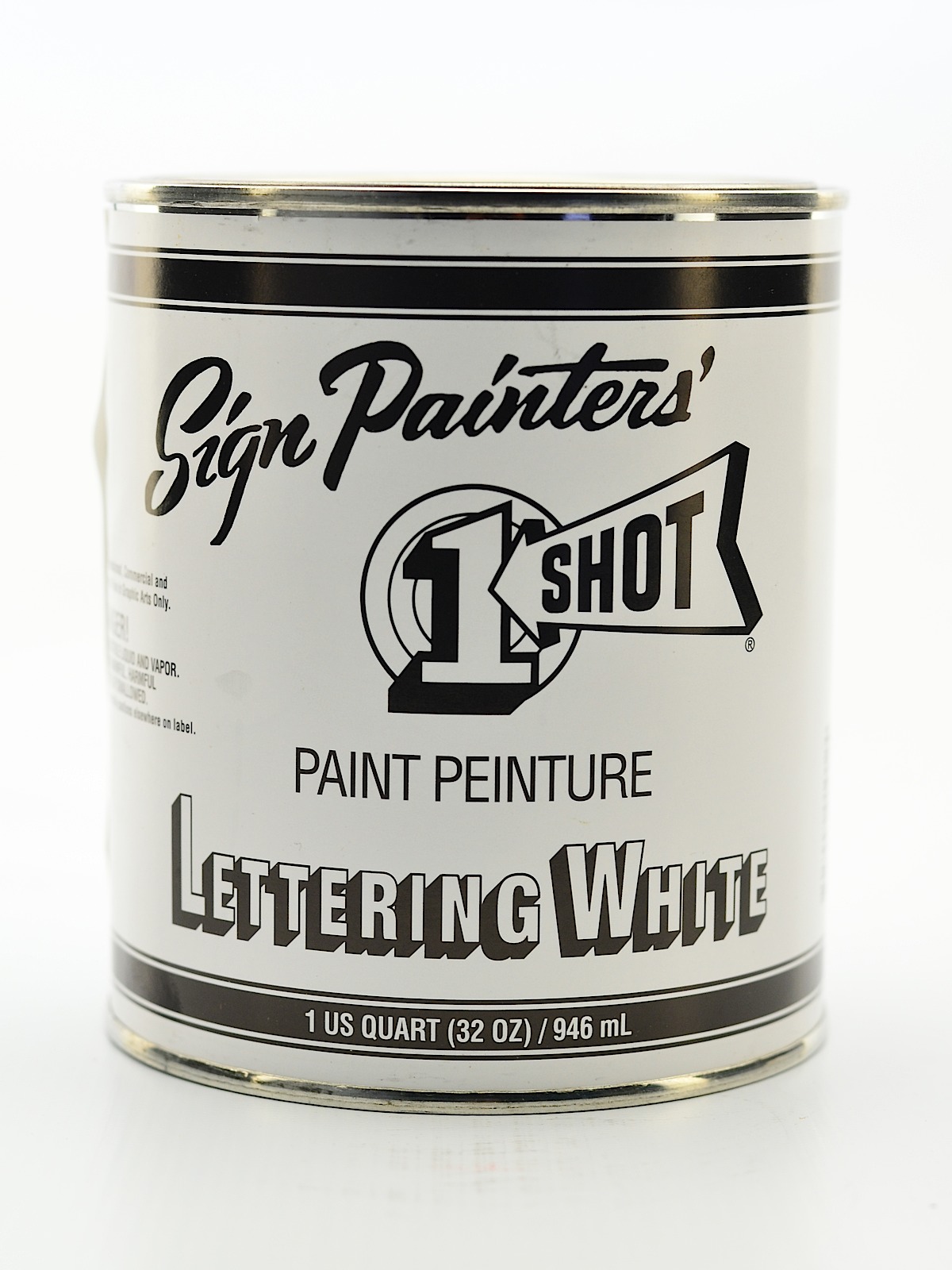 Lettering Enamel Lettering White Quart 101l