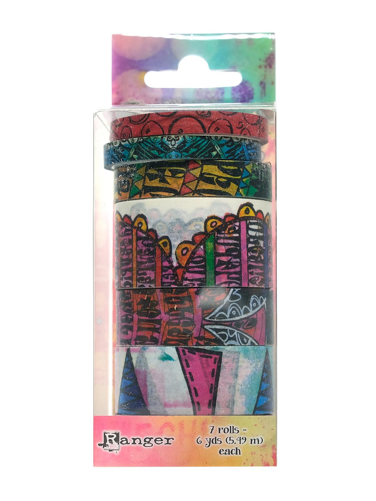 Dylusions Washi Tape Set #5 7 Rolls