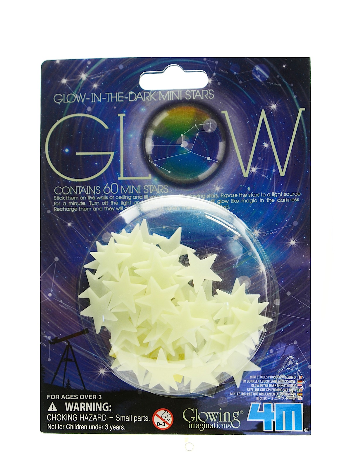 Glow-in-the-dark Stars Mini Stars Pack Of 50