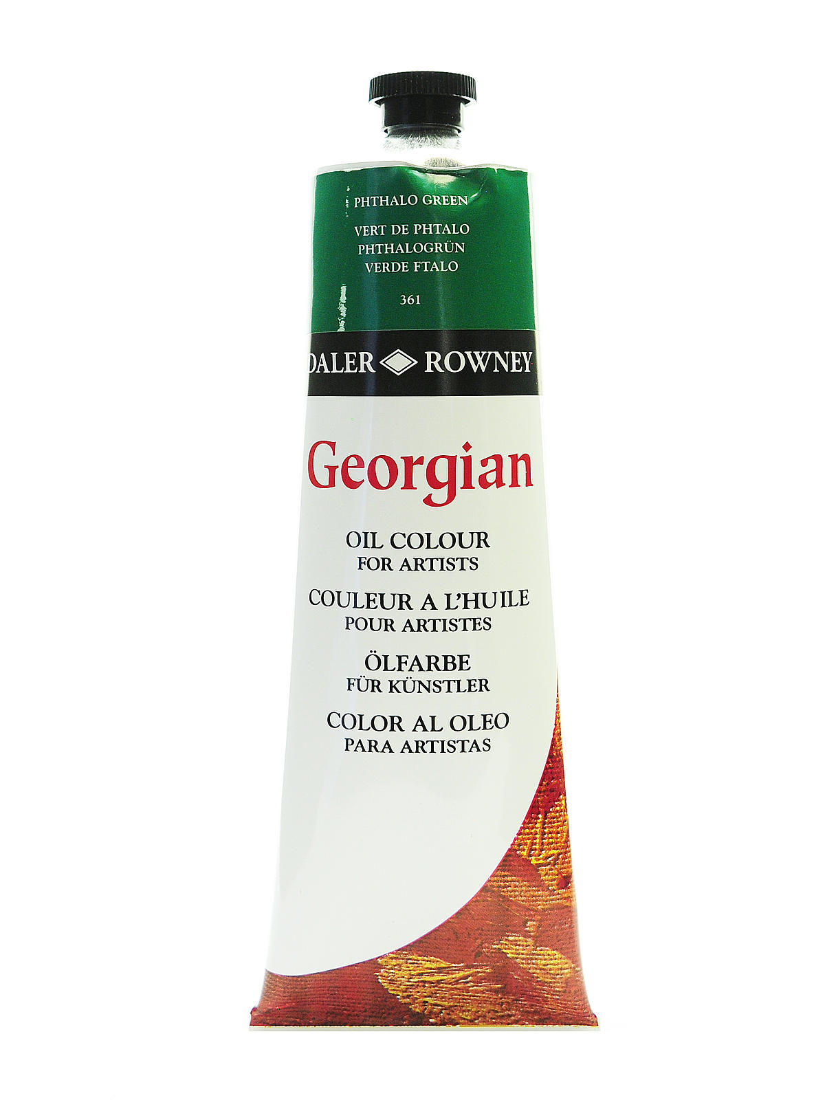 Georgian Oil Colours phthalo green 225 ml