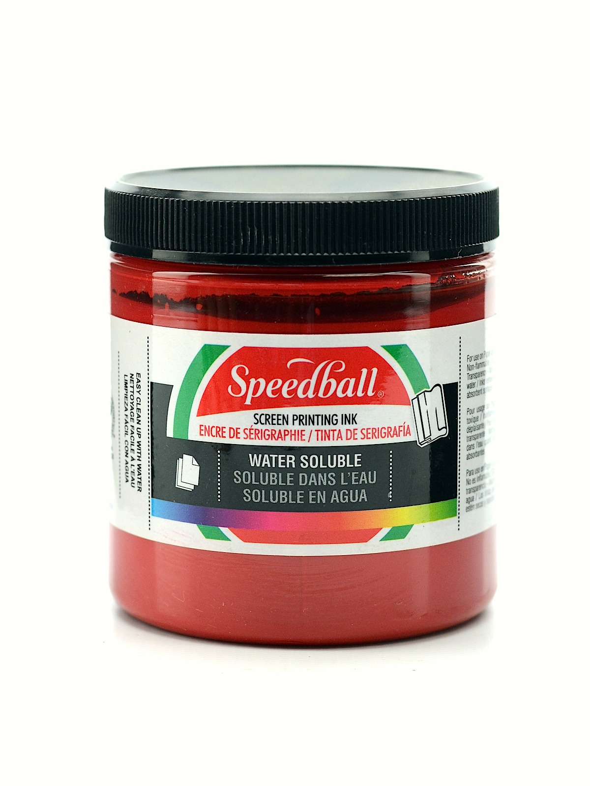 Water Soluble Screen Printing Ink Red 8 Oz.
