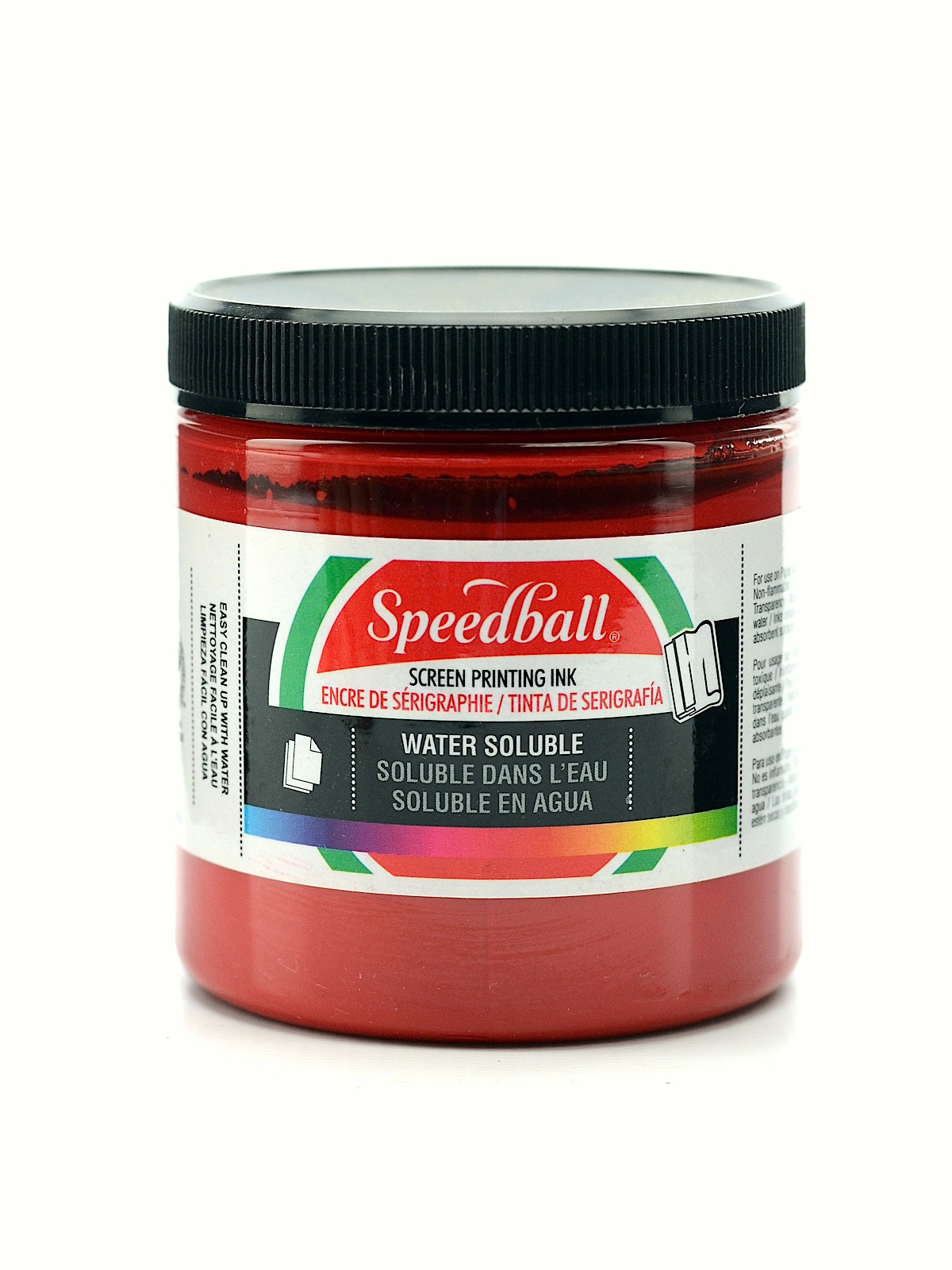 Water Soluble Screen Printing Ink red 8 oz.
