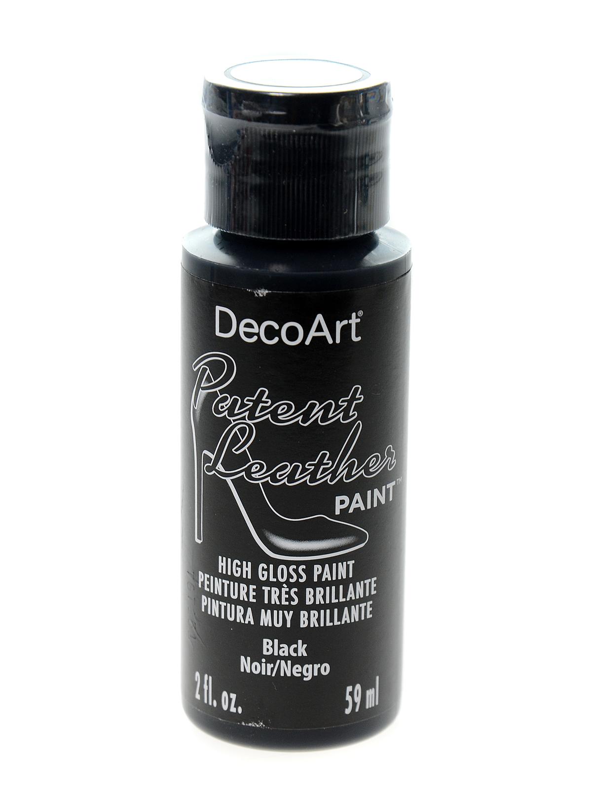 Patent Leather Paint black 2 oz.