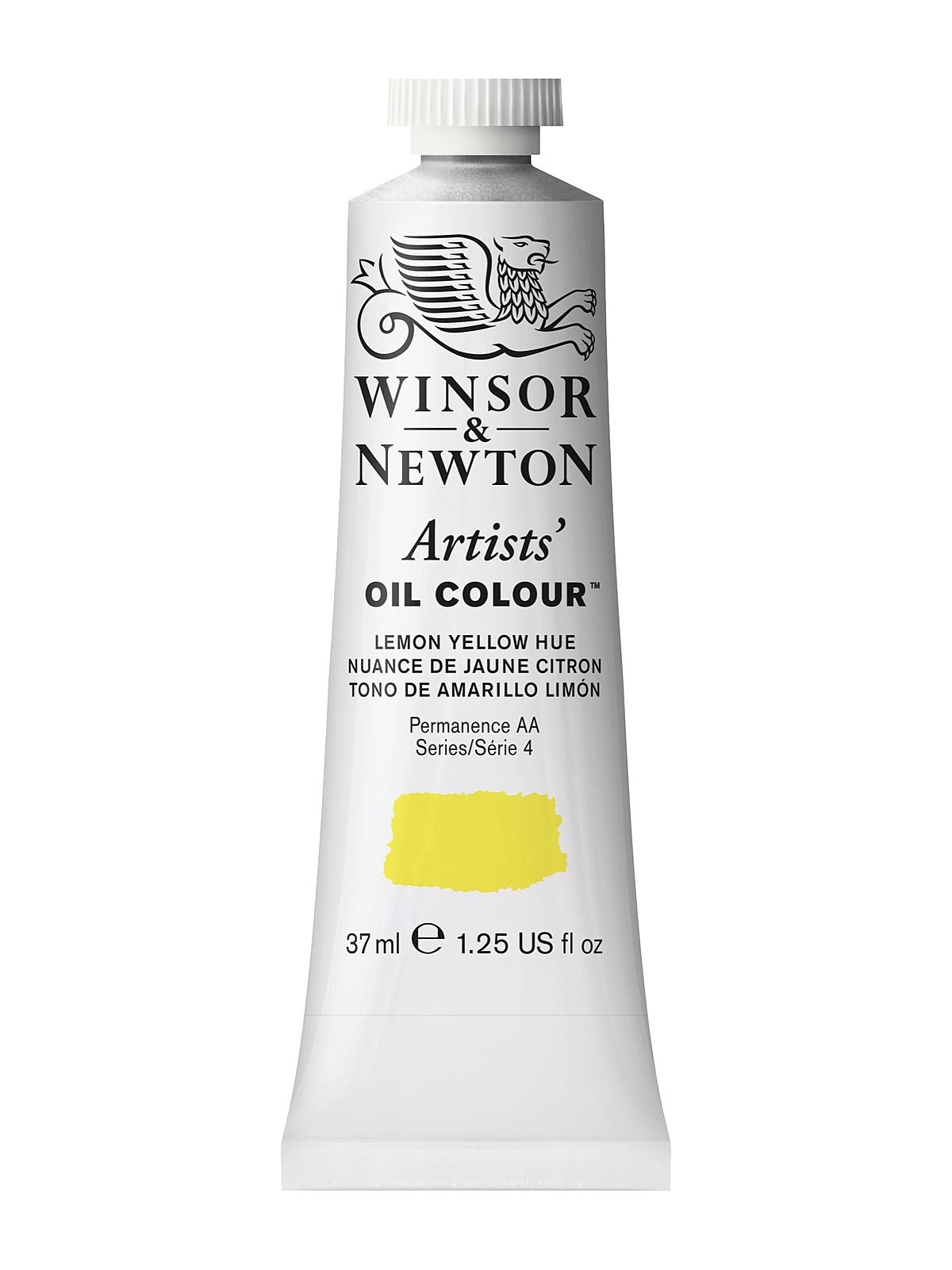 Artists' Oil Colours lemon yellow hue 347 37 ml