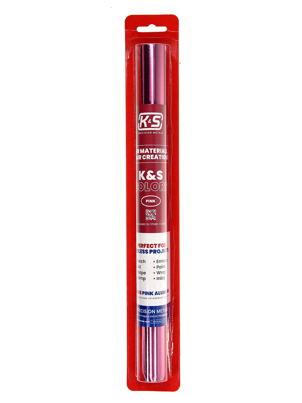 Foil Colors pink 0.004 12 in. x 24 in.