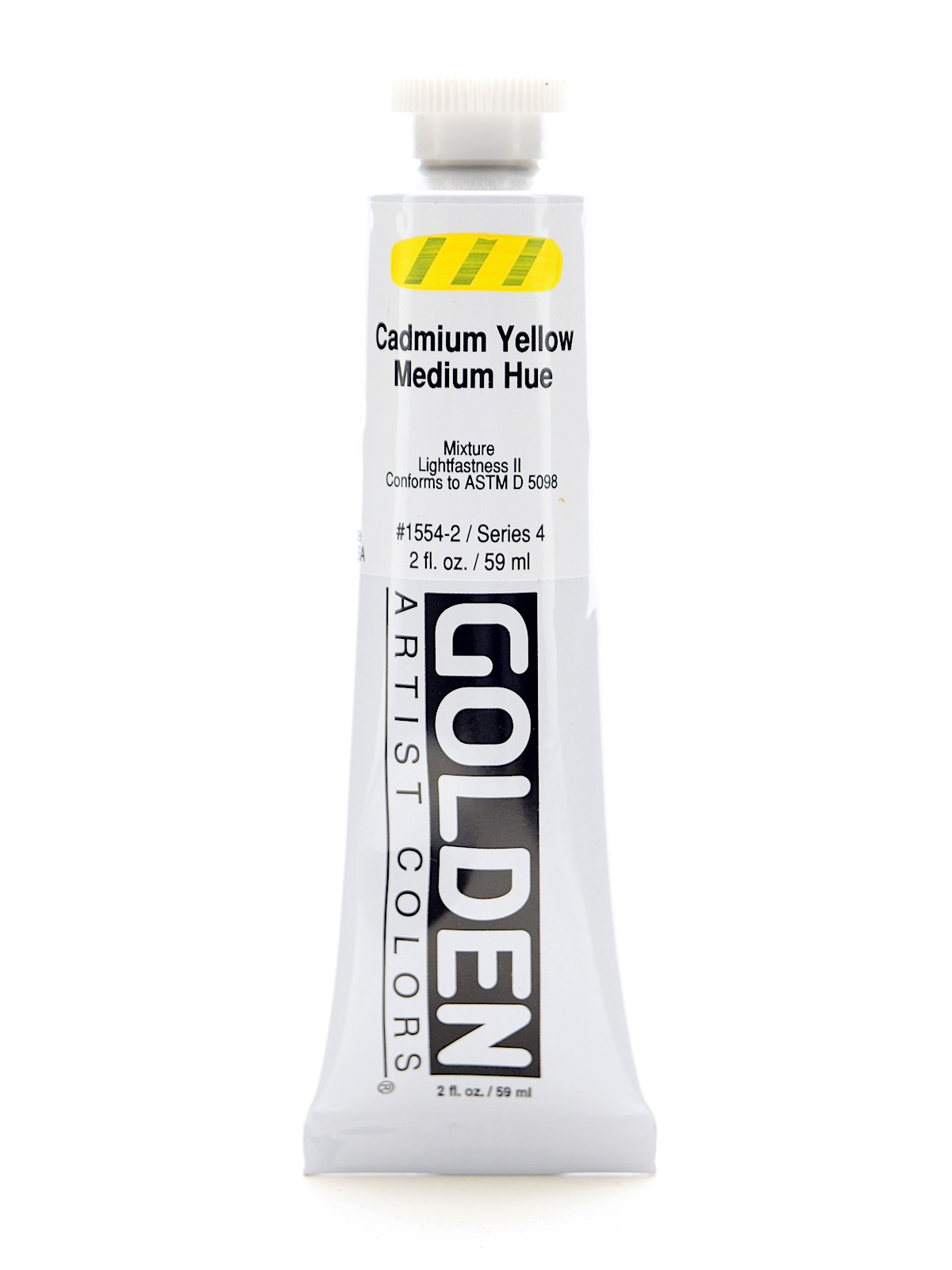 Heavy Body Acrylics cadmium yellow medium hue 2 oz.