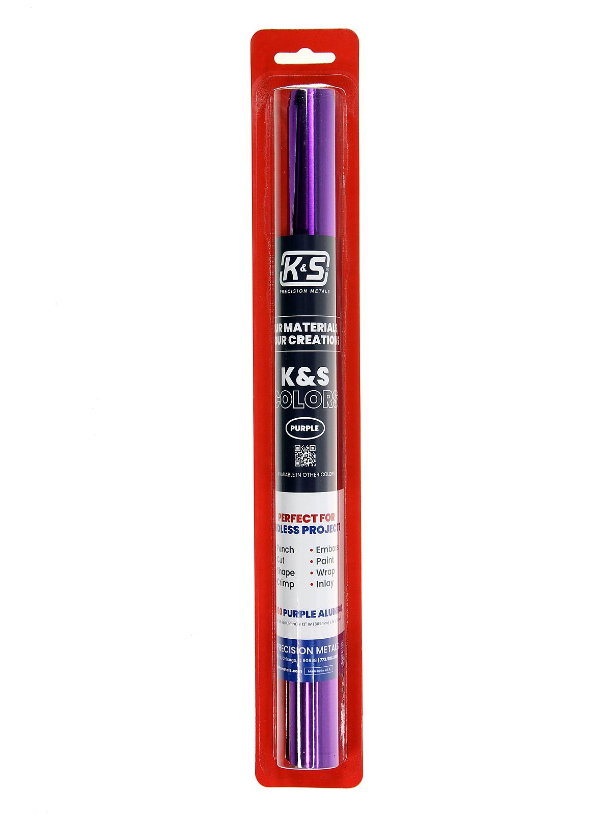 Foil Colors purple 0.004 12 in. x 24 in.