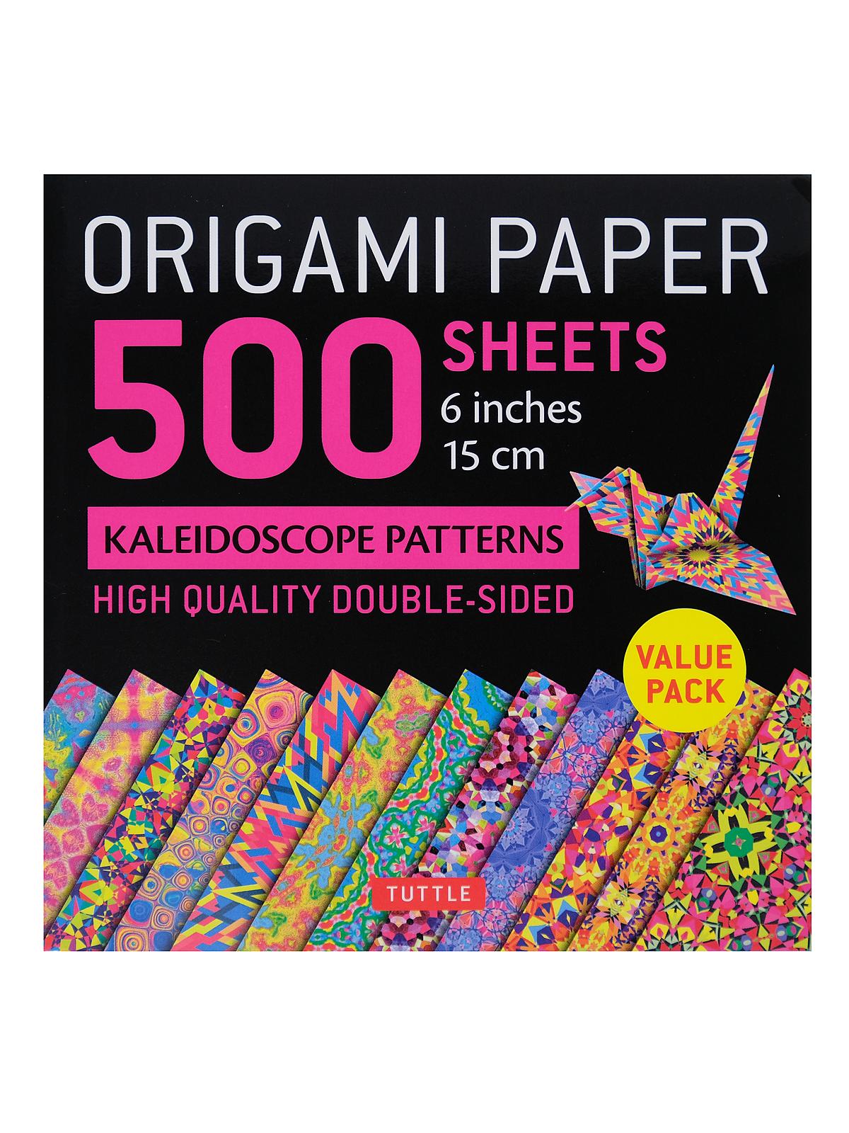 Origami Paper Kaleidoscope Patterns 6 x 6 500 sheets