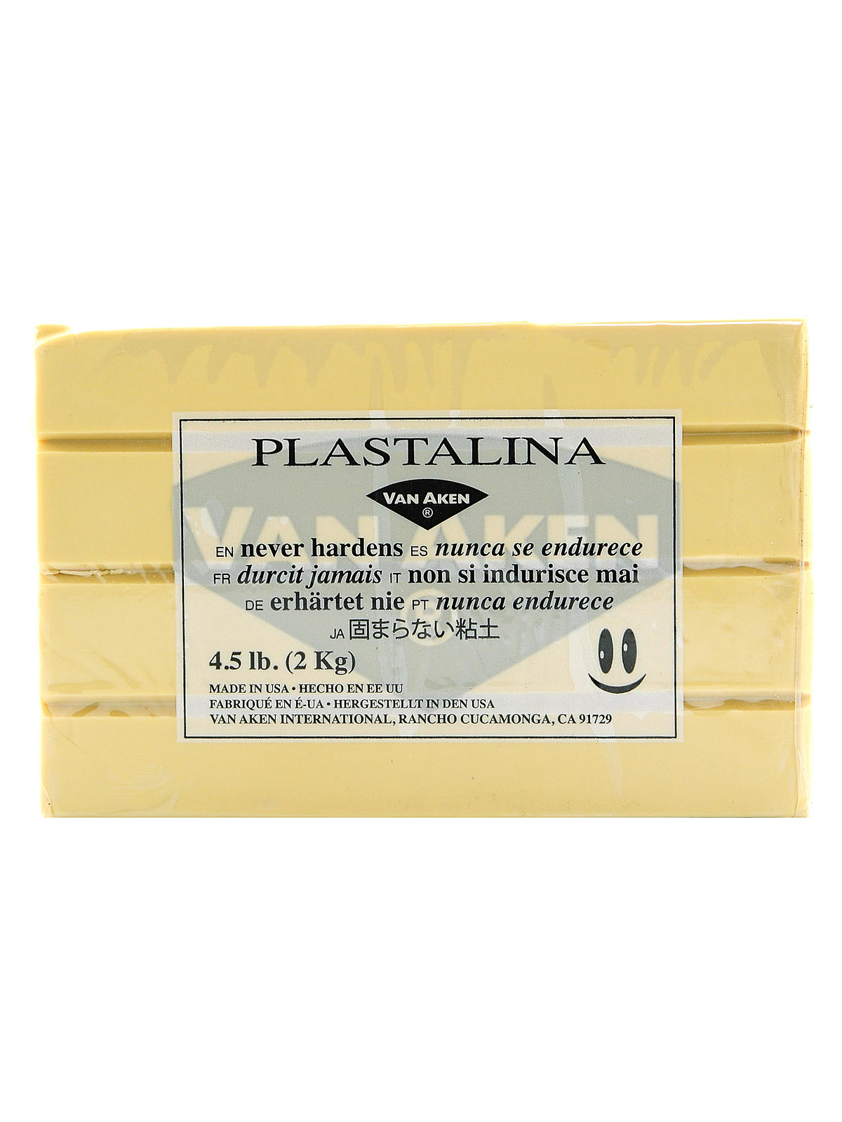 Plastalina Modeling Clay ivory 4 1 2 lb. bar