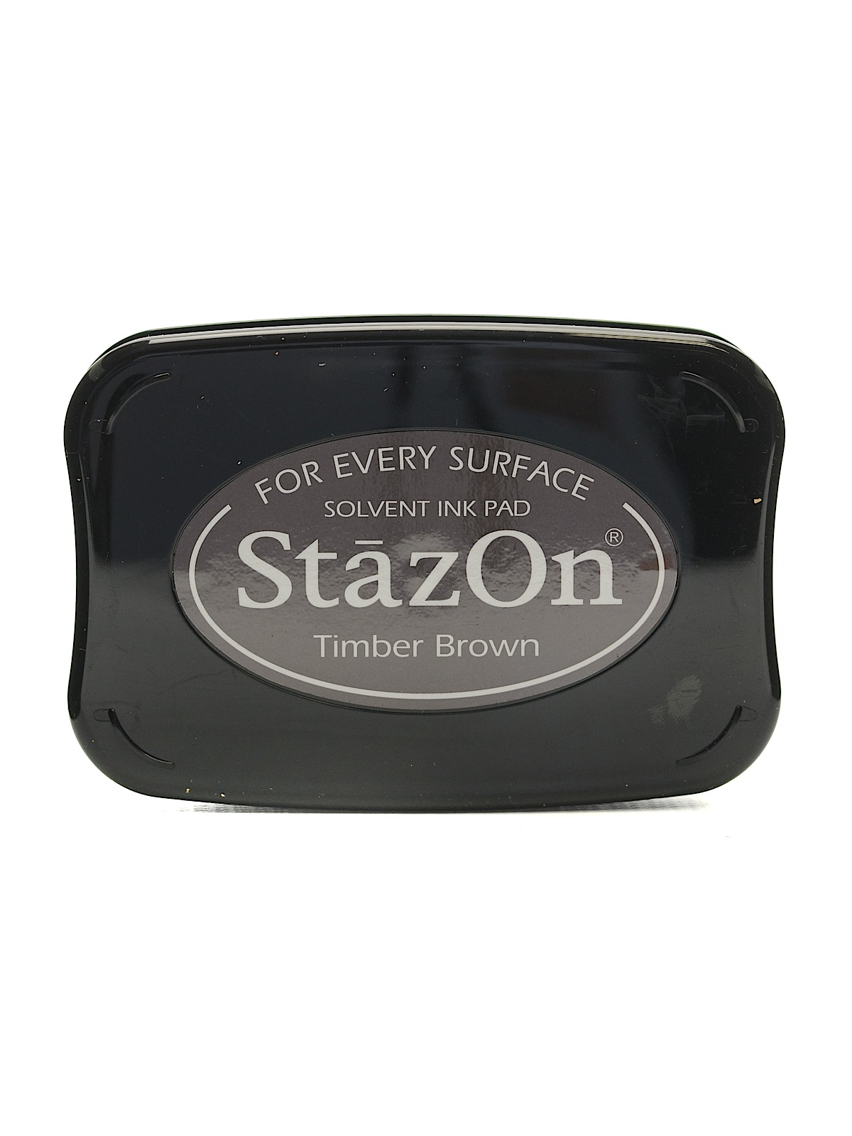 StazOn Solvent Ink timber brown 3.75 in. x 2.625 in. full-size pad