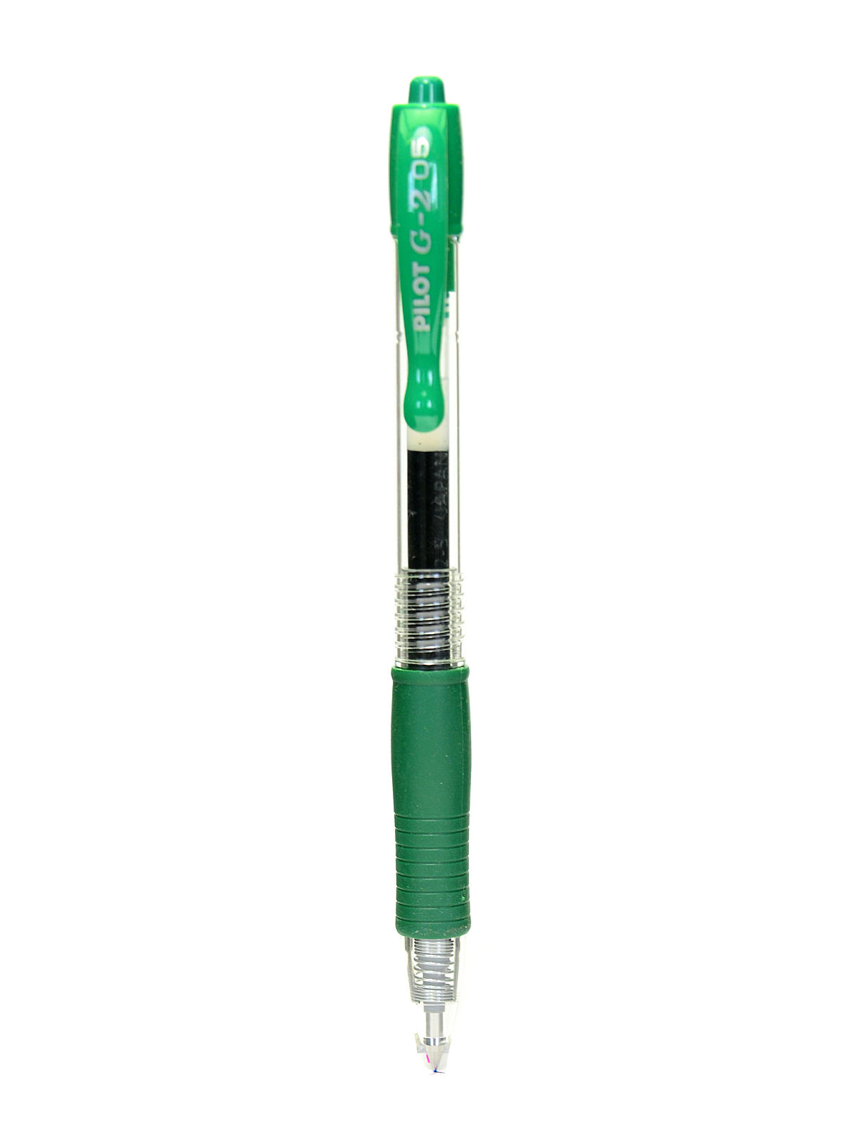 G-2 Retractable Gel Roller Pen green extra fine