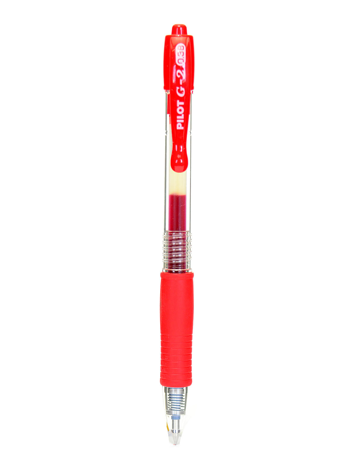 G-2 Retractable Gel Roller Pen red ultra fine