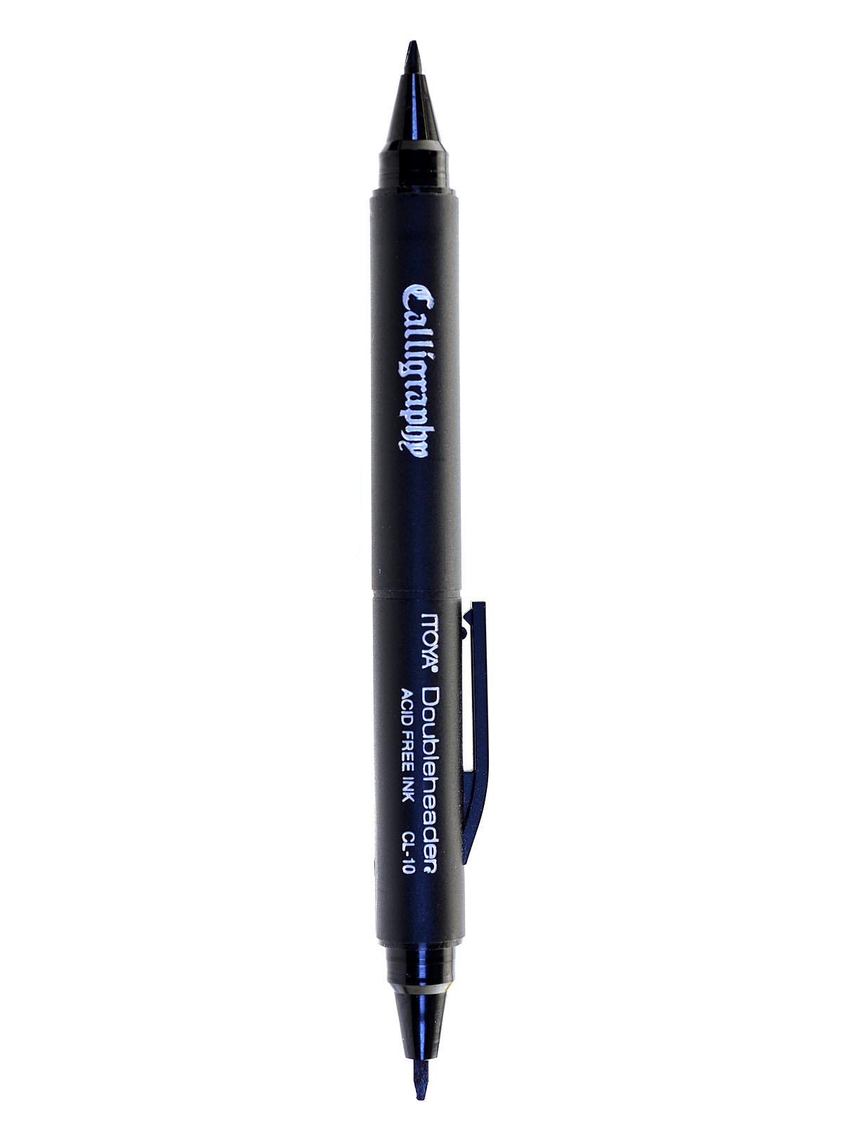 Doubleheader Calligraphy Marker Black