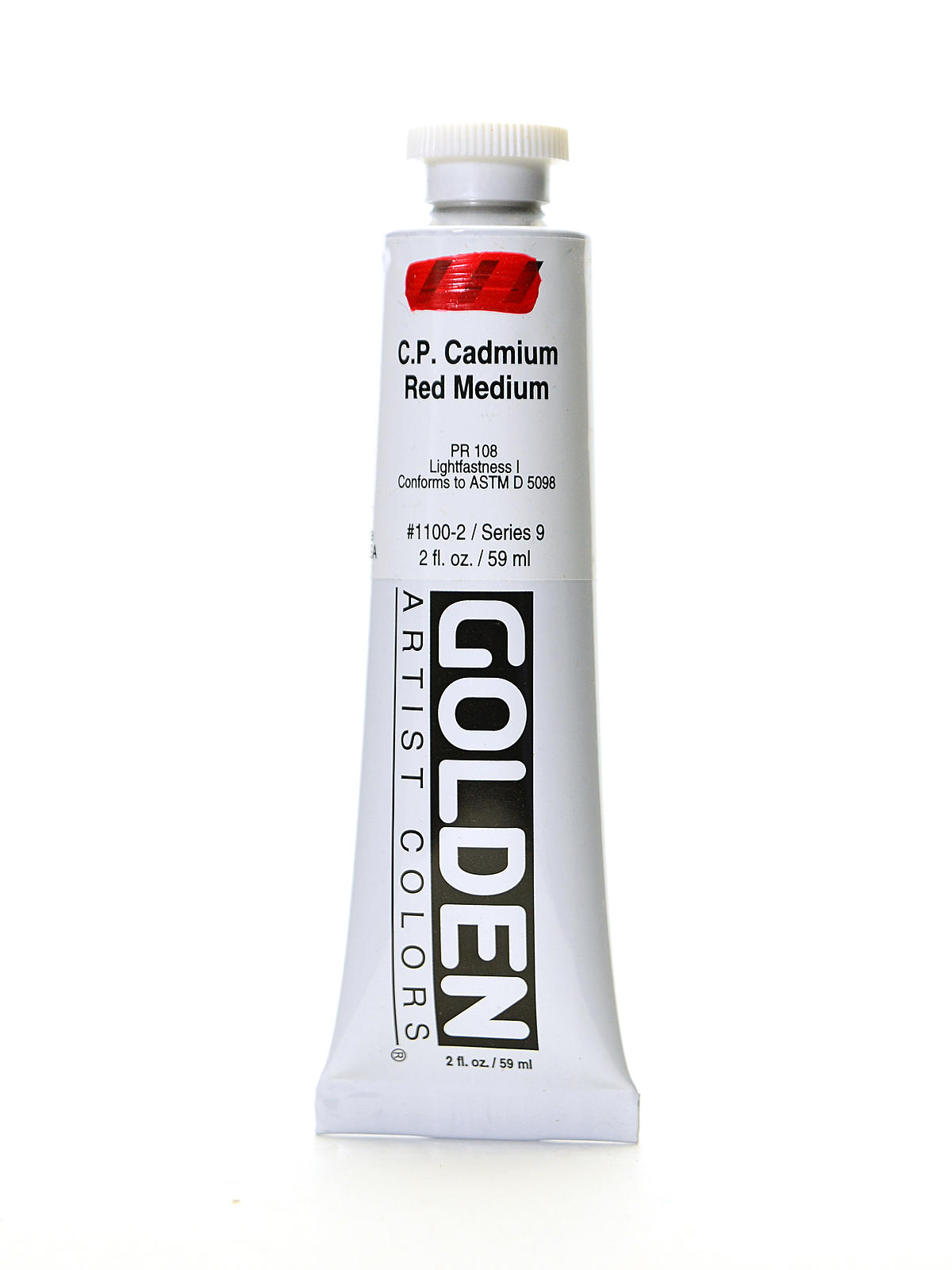 Heavy Body Acrylics cadmium red medium (CP) 2 oz.