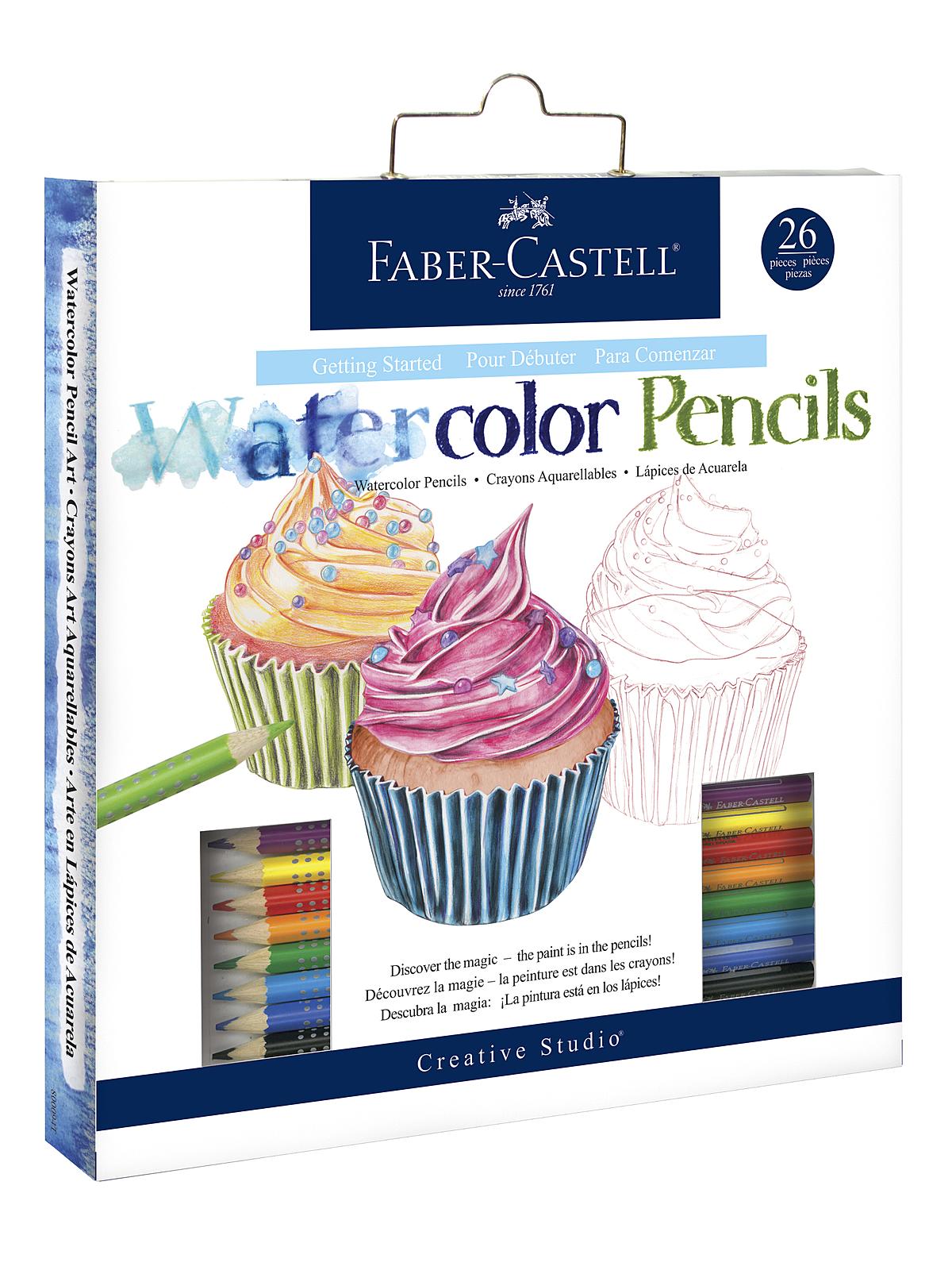 Creative Studio Getting Started Watercolor Pencil Art Set watercolor pencil set