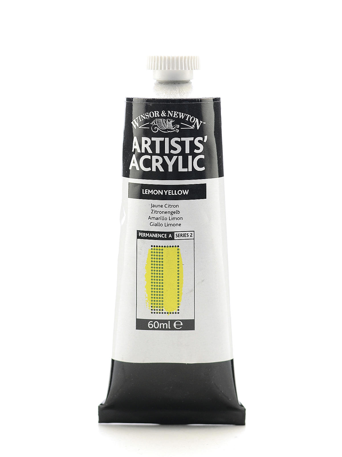 Professional Acrylic Colours lemon yellow 60 ml 346
