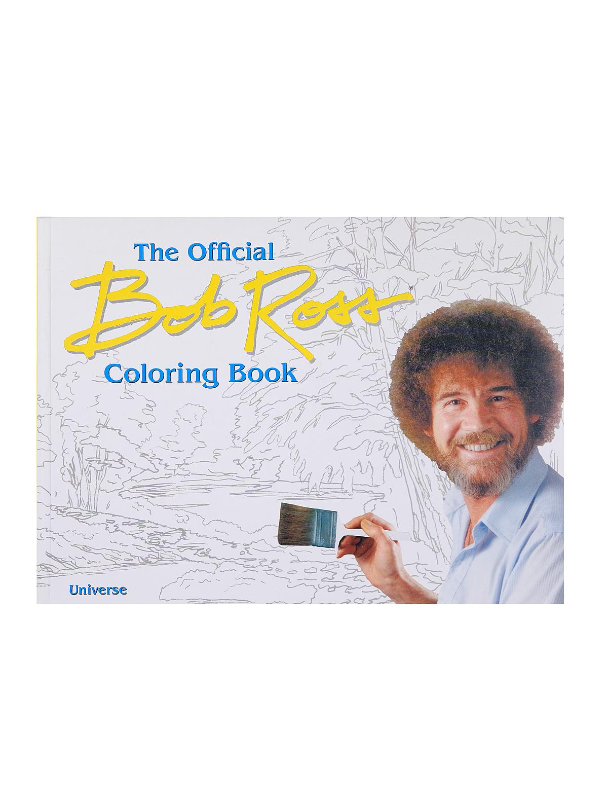 The Official Bob Ross Coloring Book Each