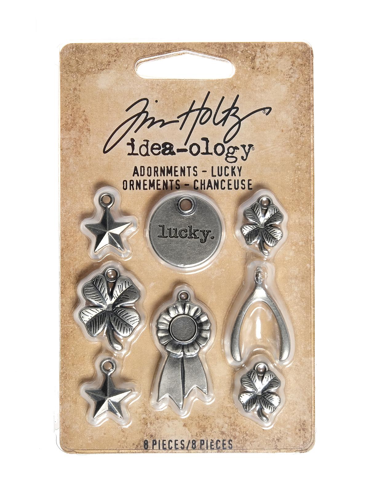 Idea-ology Findings lucky adornments charms pack of 8