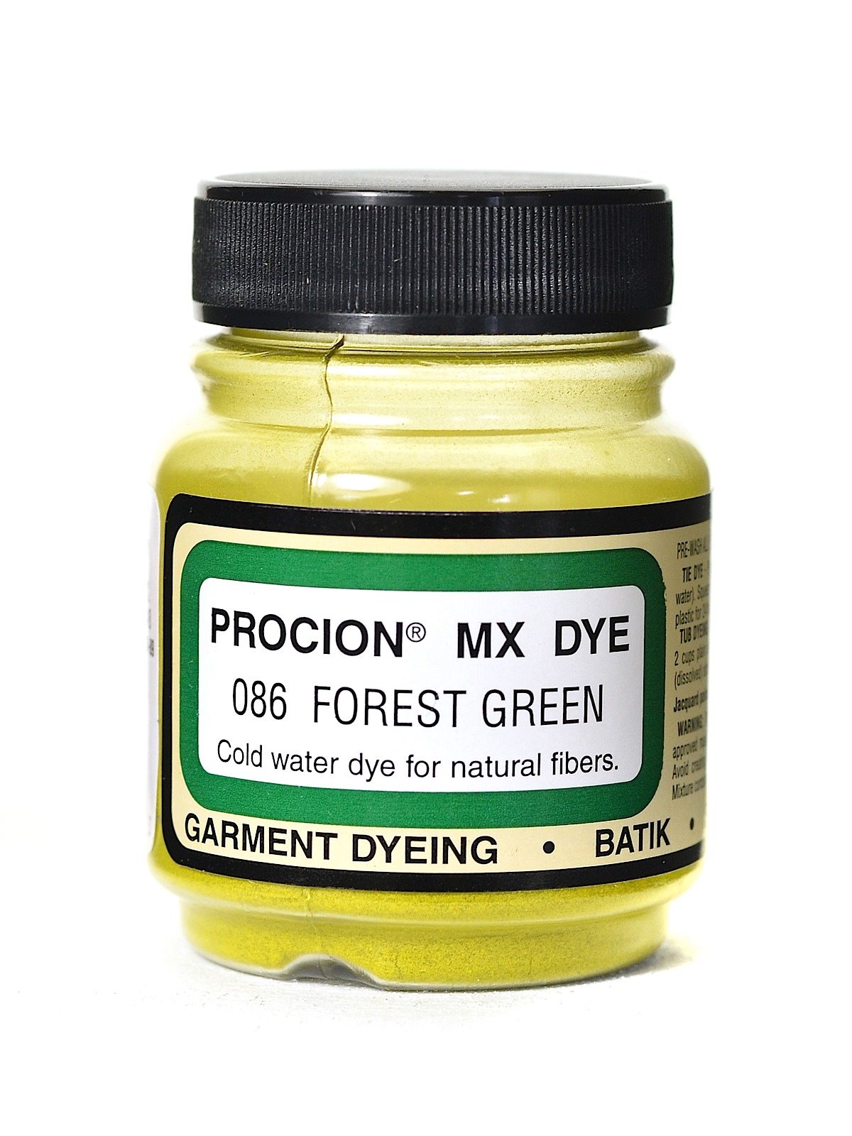 Procion MX Fiber Reactive Dye Forest Green 086 2 3 Oz.