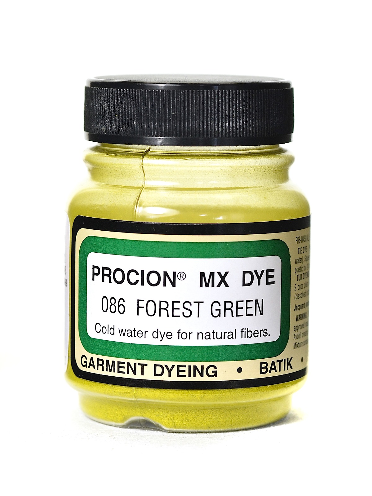 Procion MX Fiber Reactive Dye forest green 086 2 3 oz.
