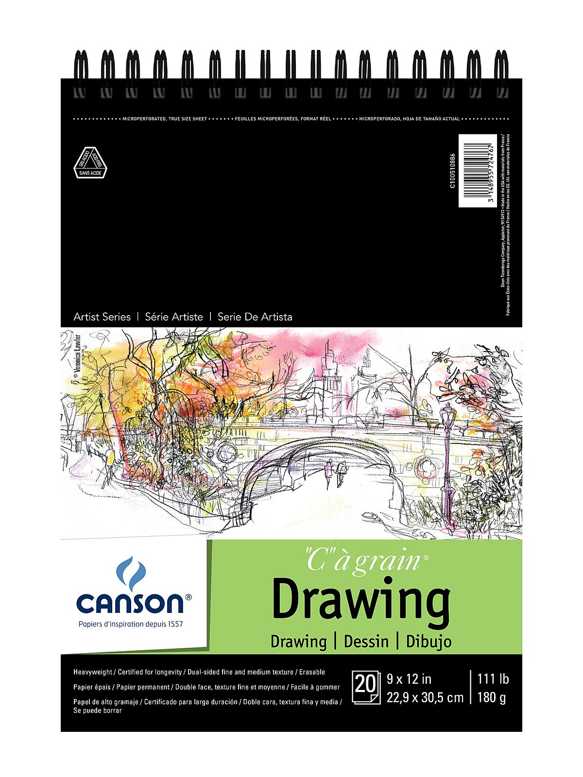 C Ã  Grain Drawing Paper Pads 9 in. x 12 in.