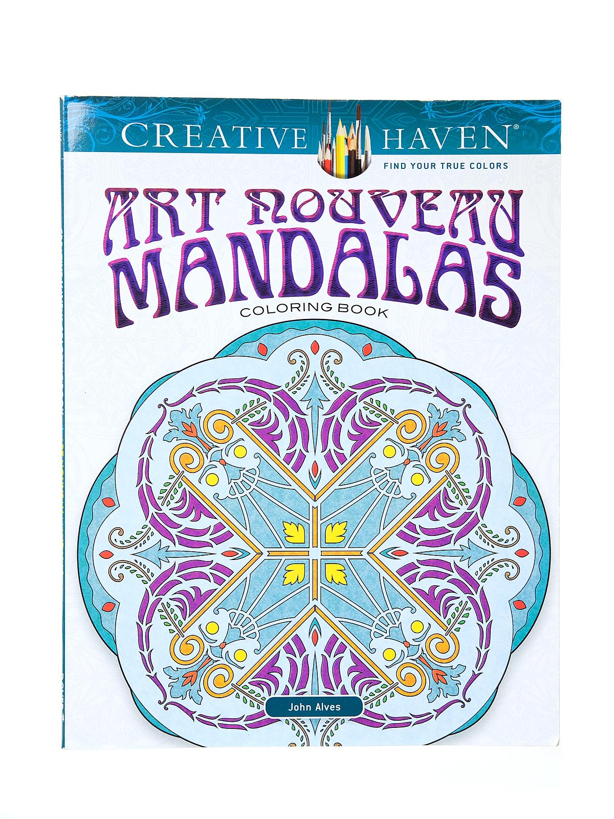Creative Haven Coloring Books Art Nouveau Mandalas