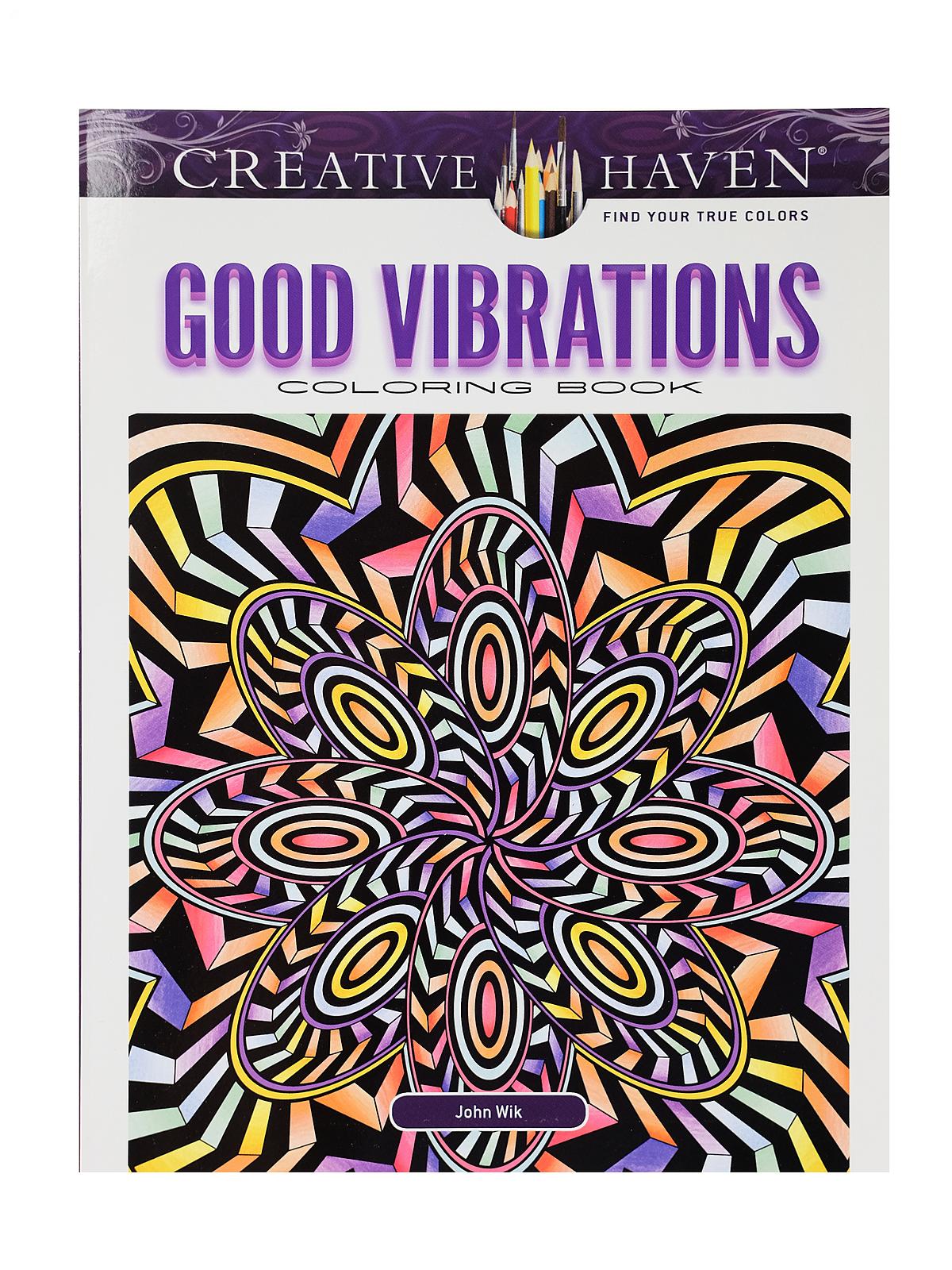 Creative Haven Coloring Books Good Vibrations