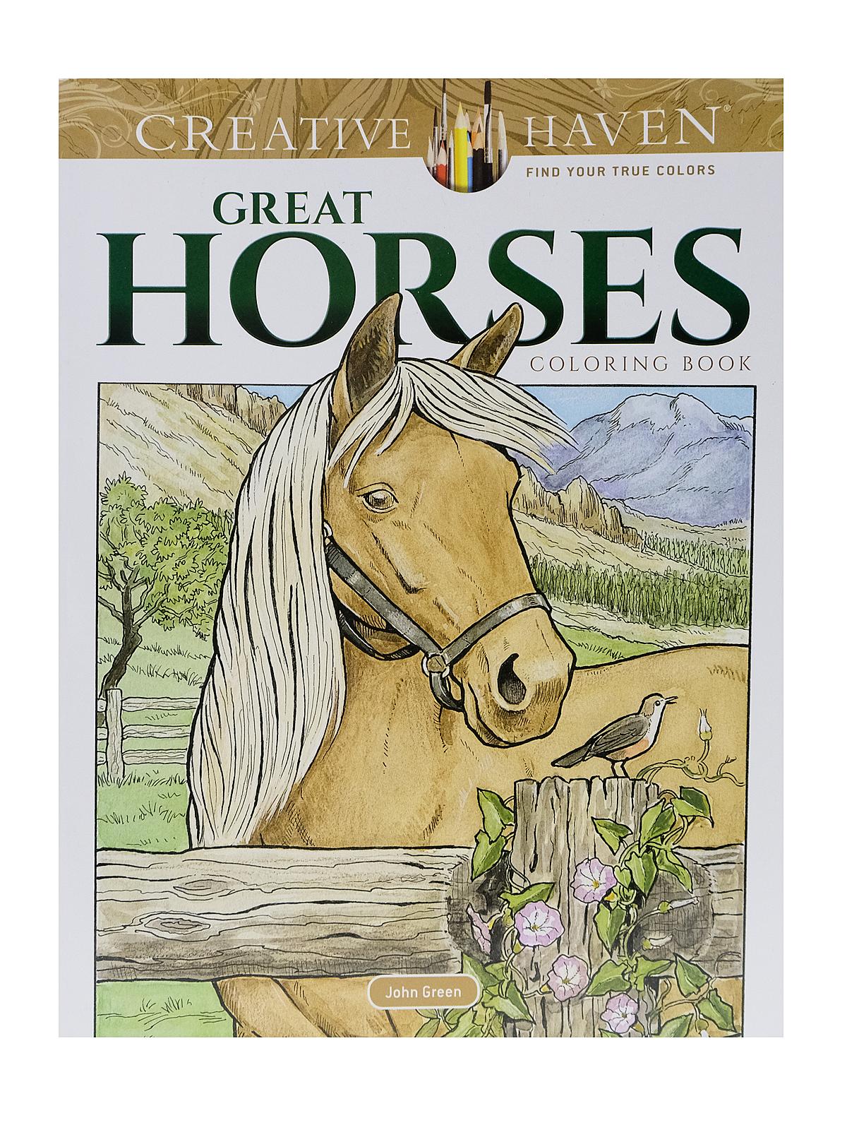 Creative Haven Coloring Books Great Horses