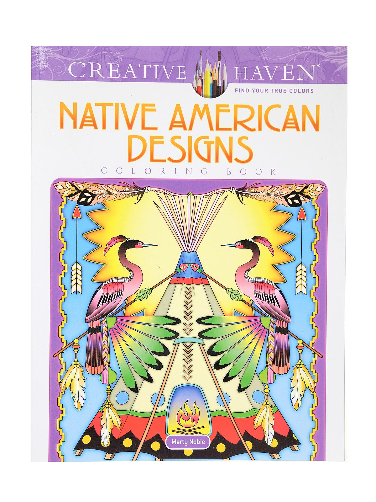 Creative Haven Coloring Books Native American Designs