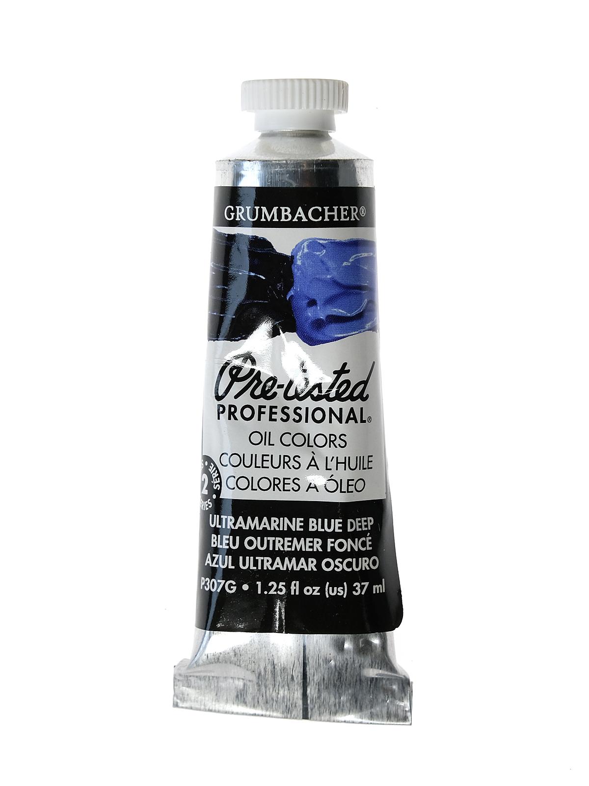 Pre-Tested Artists Oil Colors ultramarine blue deep P307 1.25 oz.